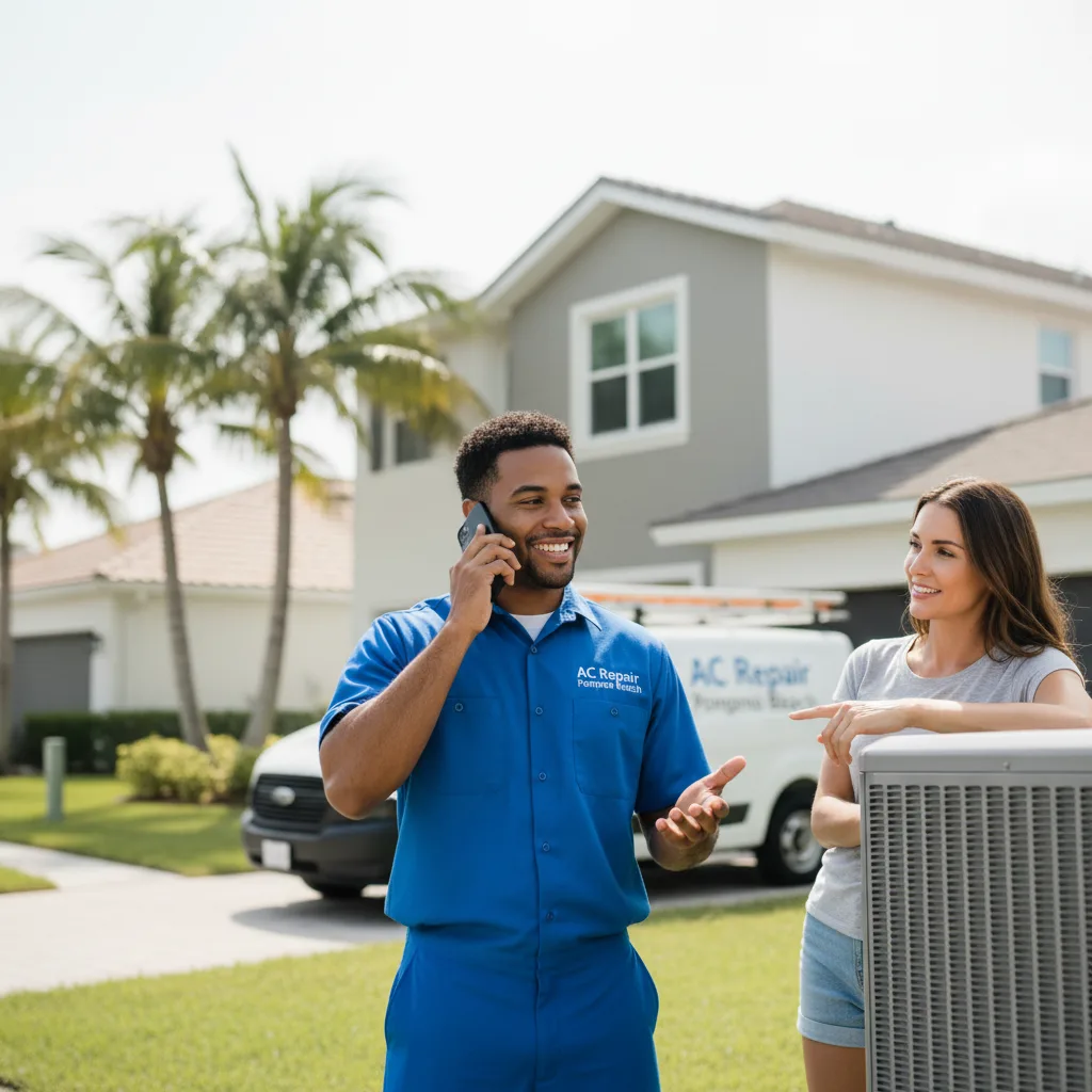 AC Repair Pompano Beach customer support in Addison